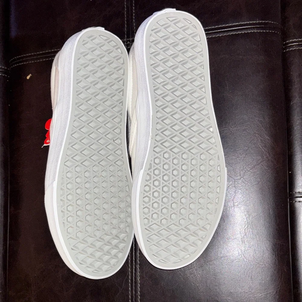 Vans White Slip-On Sneakers - Picture 2 of 8